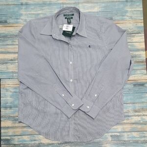 Ralph Lauren Blue Casual Button Down Shirt